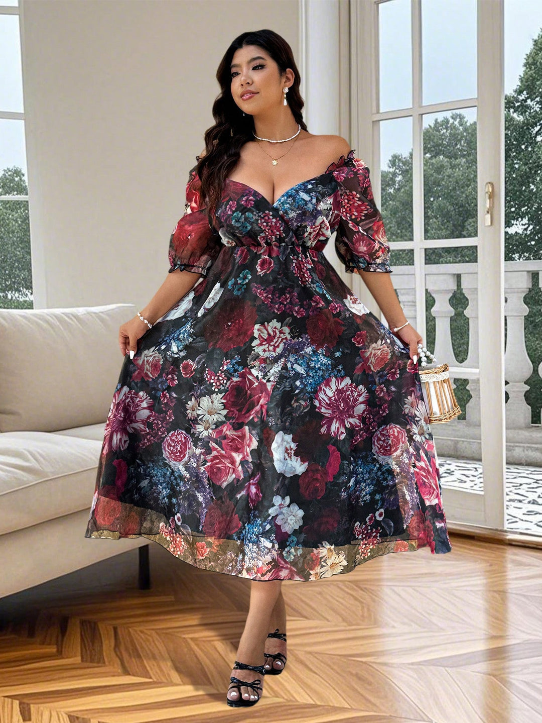 Rochie SHEIN, mix culori