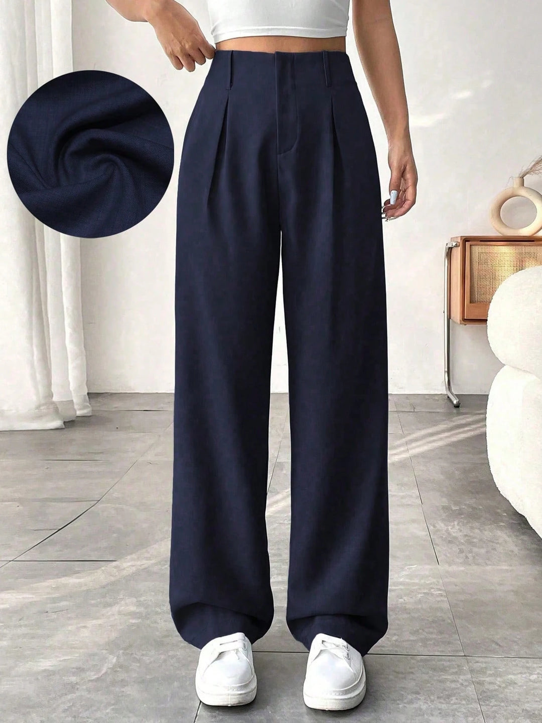Pantaloni SHEIN, albastru