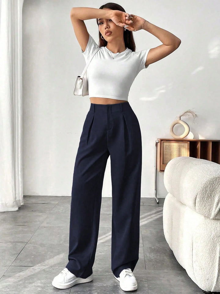 Pantaloni SHEIN, albastru