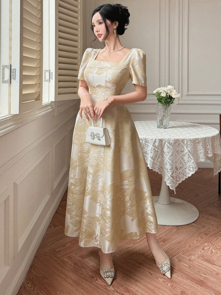 Rochie maxi SHEIN, kaki