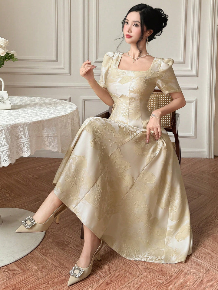 Rochie maxi SHEIN, kaki