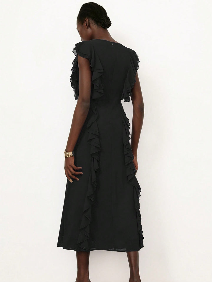 Rochie maxi SHEIN, negru