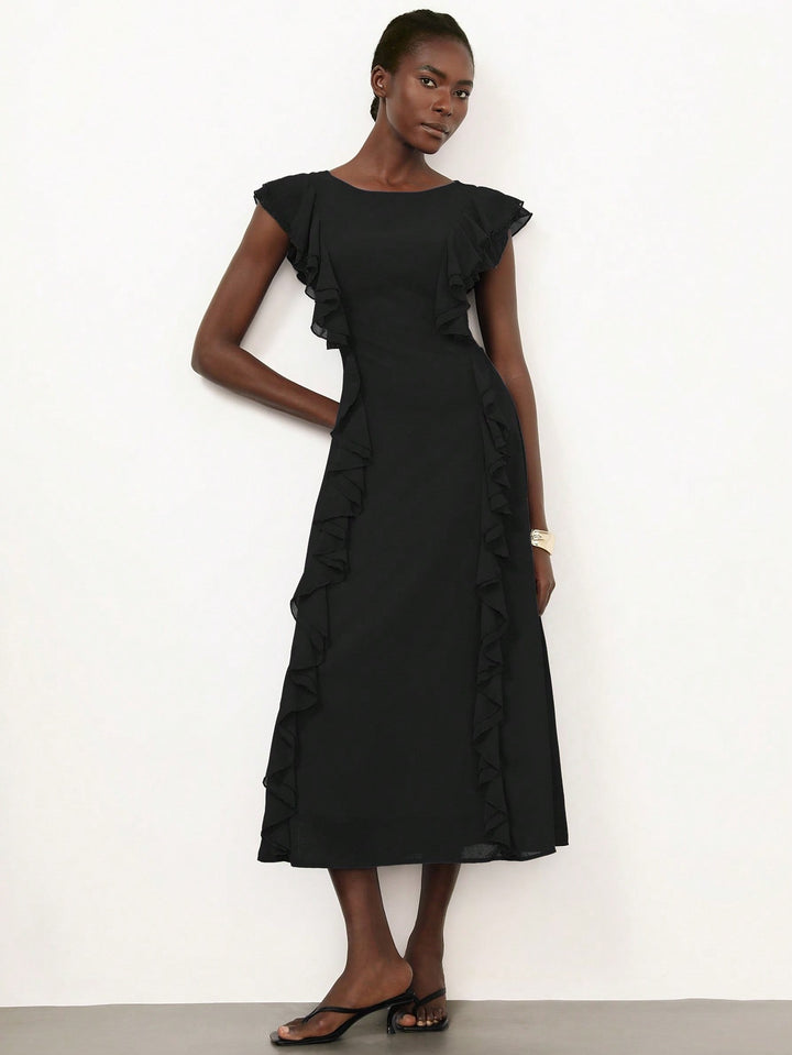 Rochie maxi SHEIN, negru