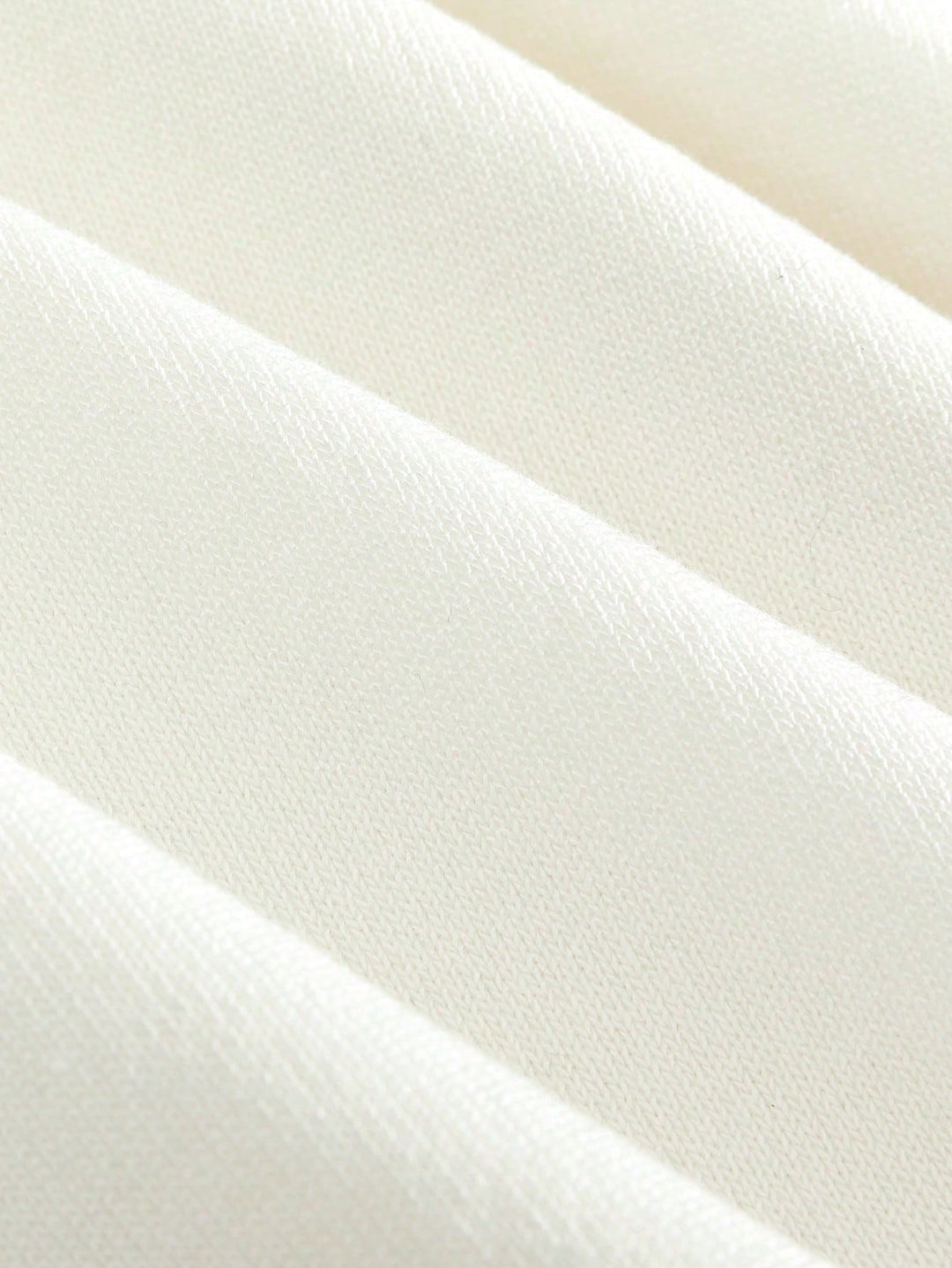 Tricou tricotat SHEIN, alb