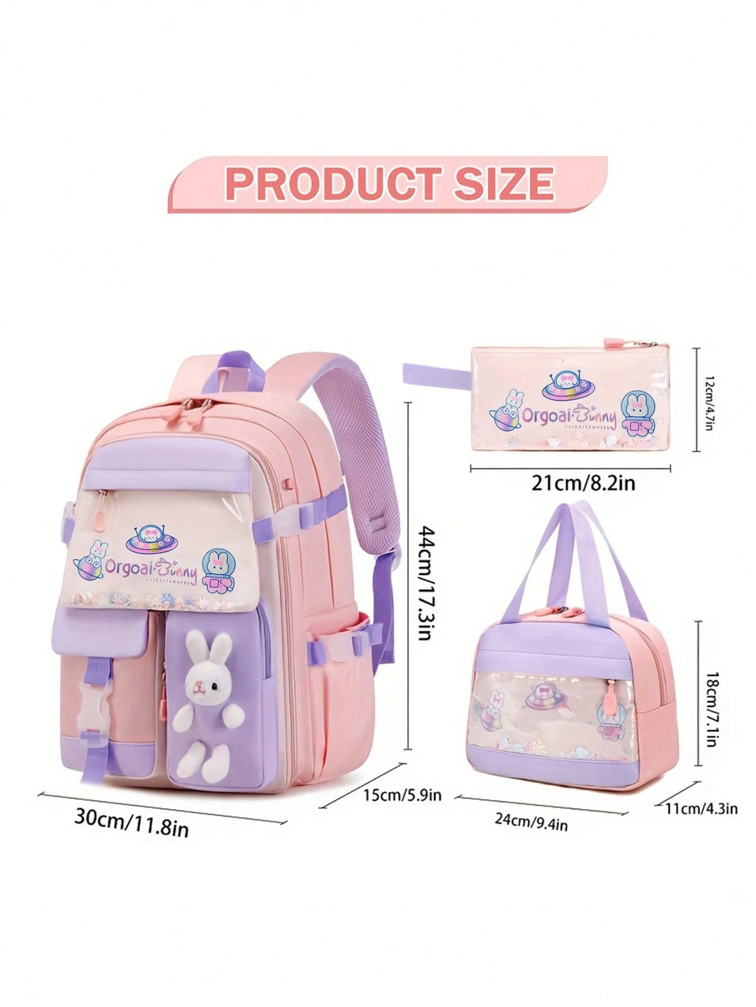 Set rucsac SHEIN, mix culori