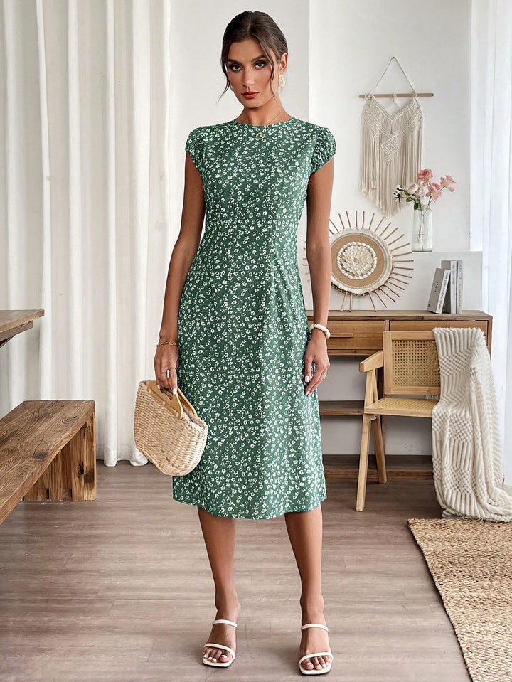 Rochie midi SHEIN, mix culori