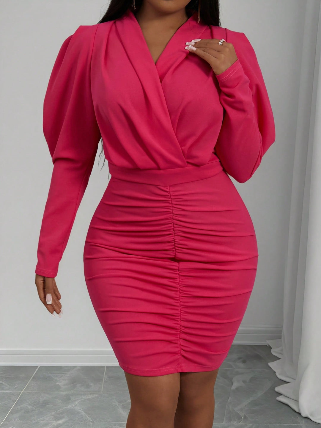 Rochie scurtă SHEIN, roz