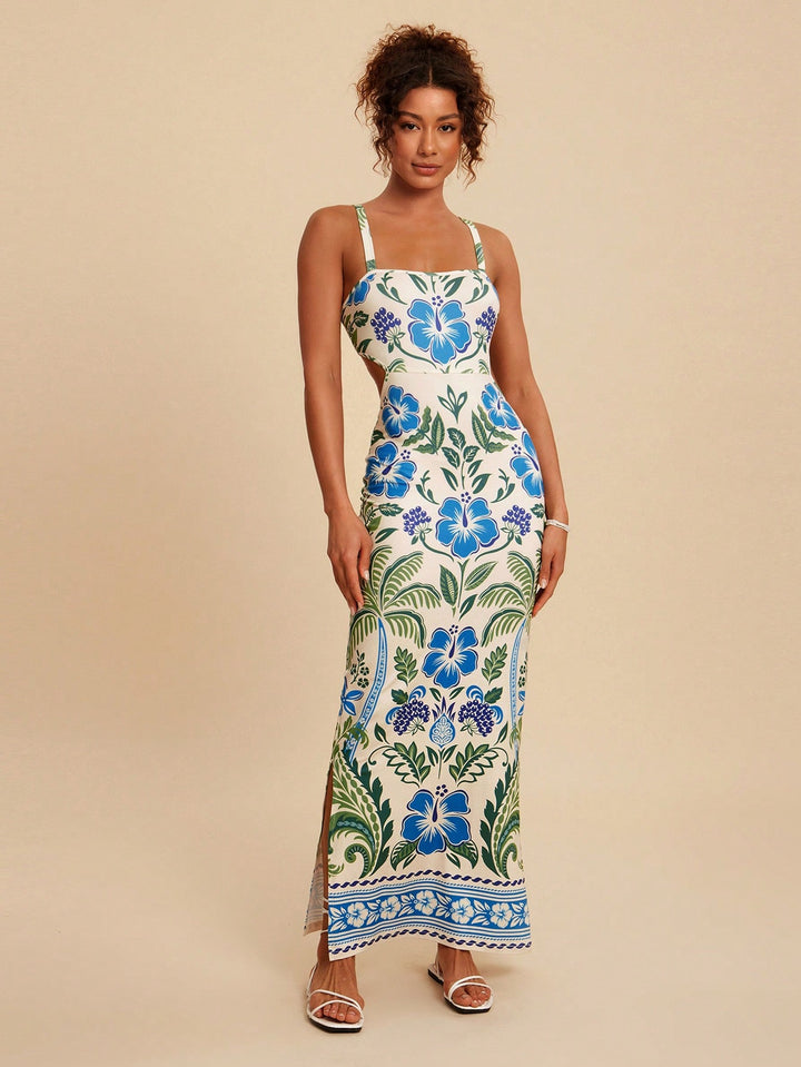 Rochie maxi SHEIN, mix culori