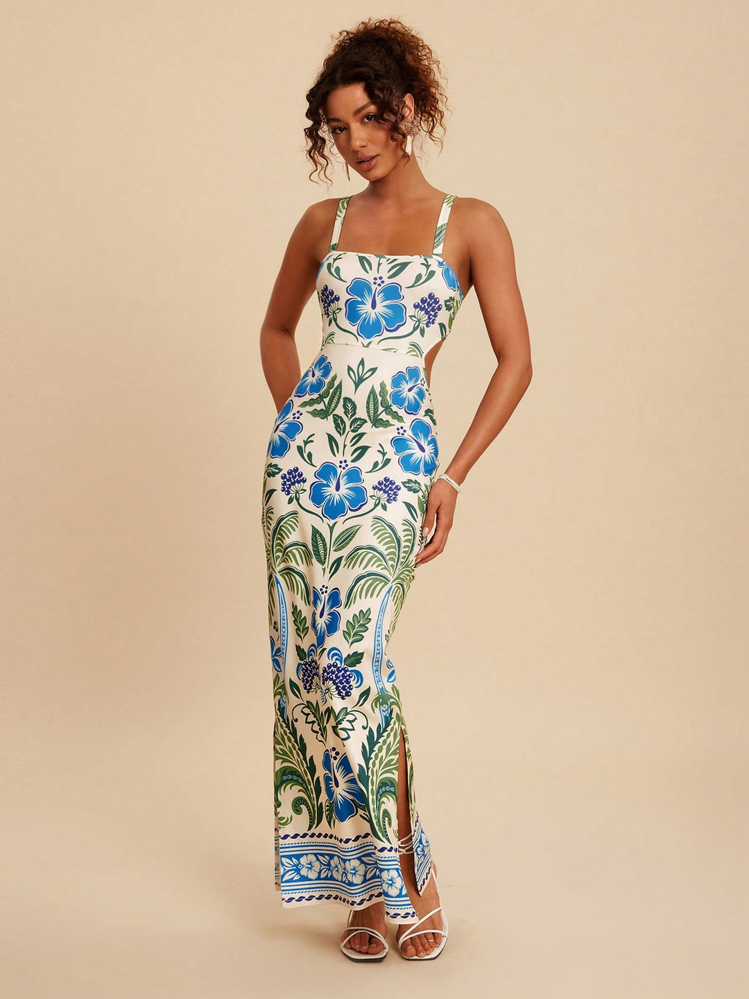 Rochie maxi SHEIN, mix culori