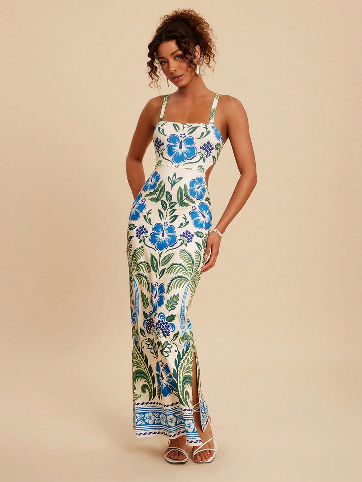 Rochie maxi SHEIN, mix culori