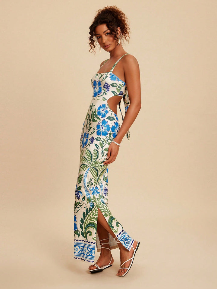 Rochie maxi SHEIN, mix culori