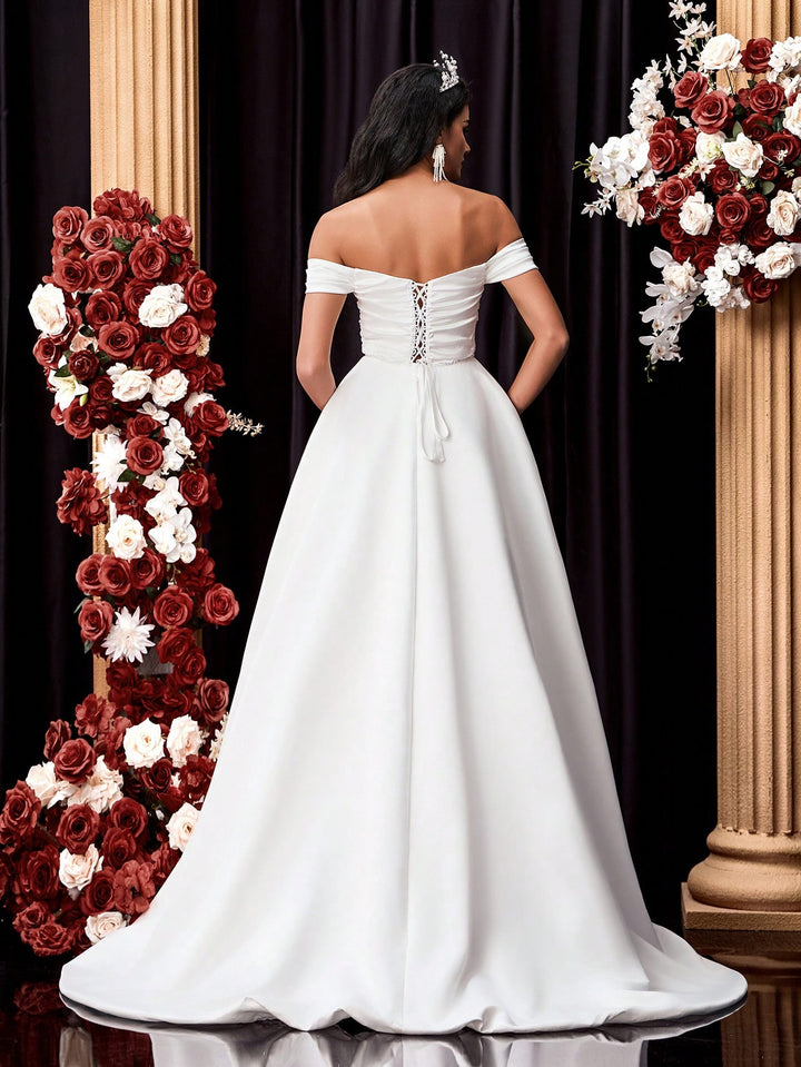 Rochie de mireasă SHEIN, alb