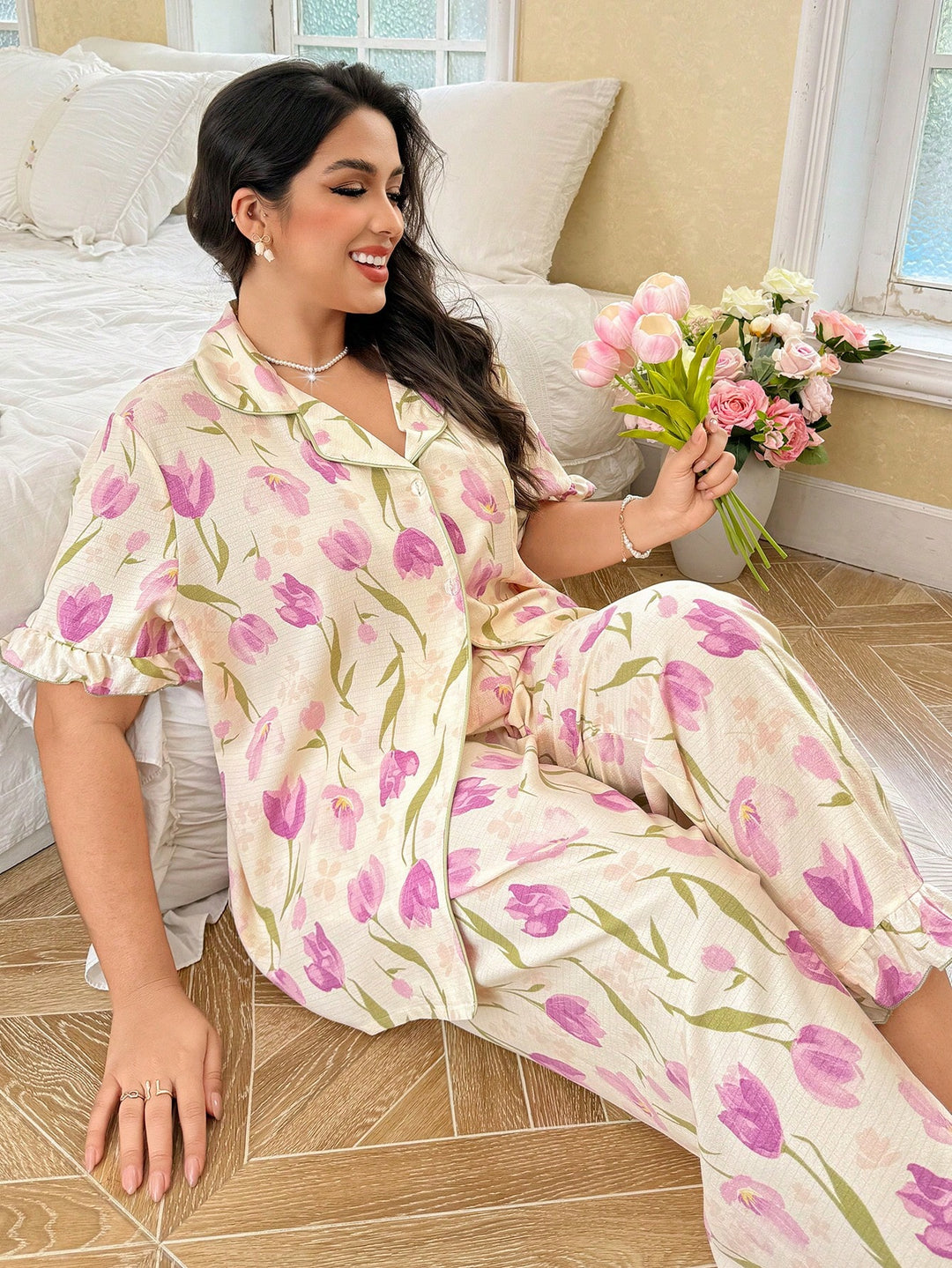 Compleu pijamale SHEIN, mix culori