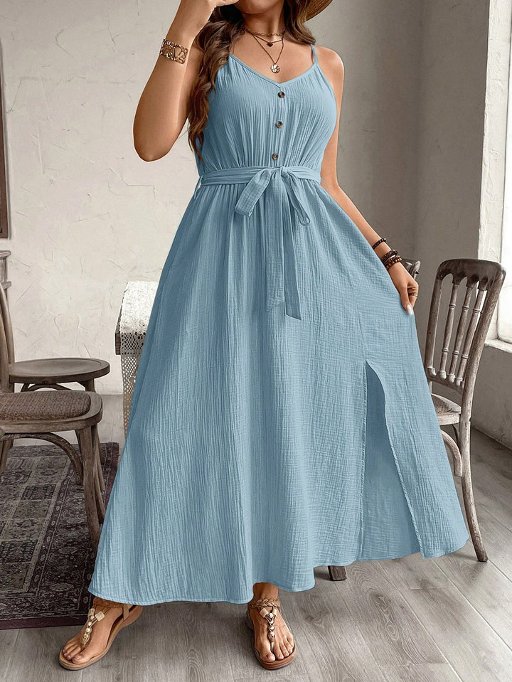 Rochie maxi SHEIN, albastru