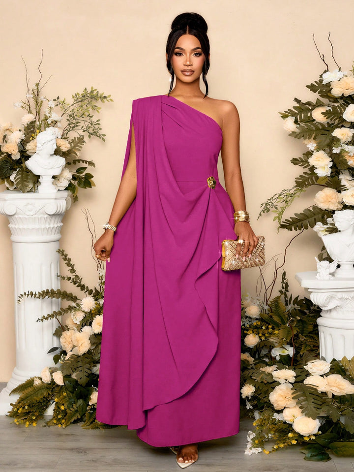 Rochie maxi SHEIN, vișiniu