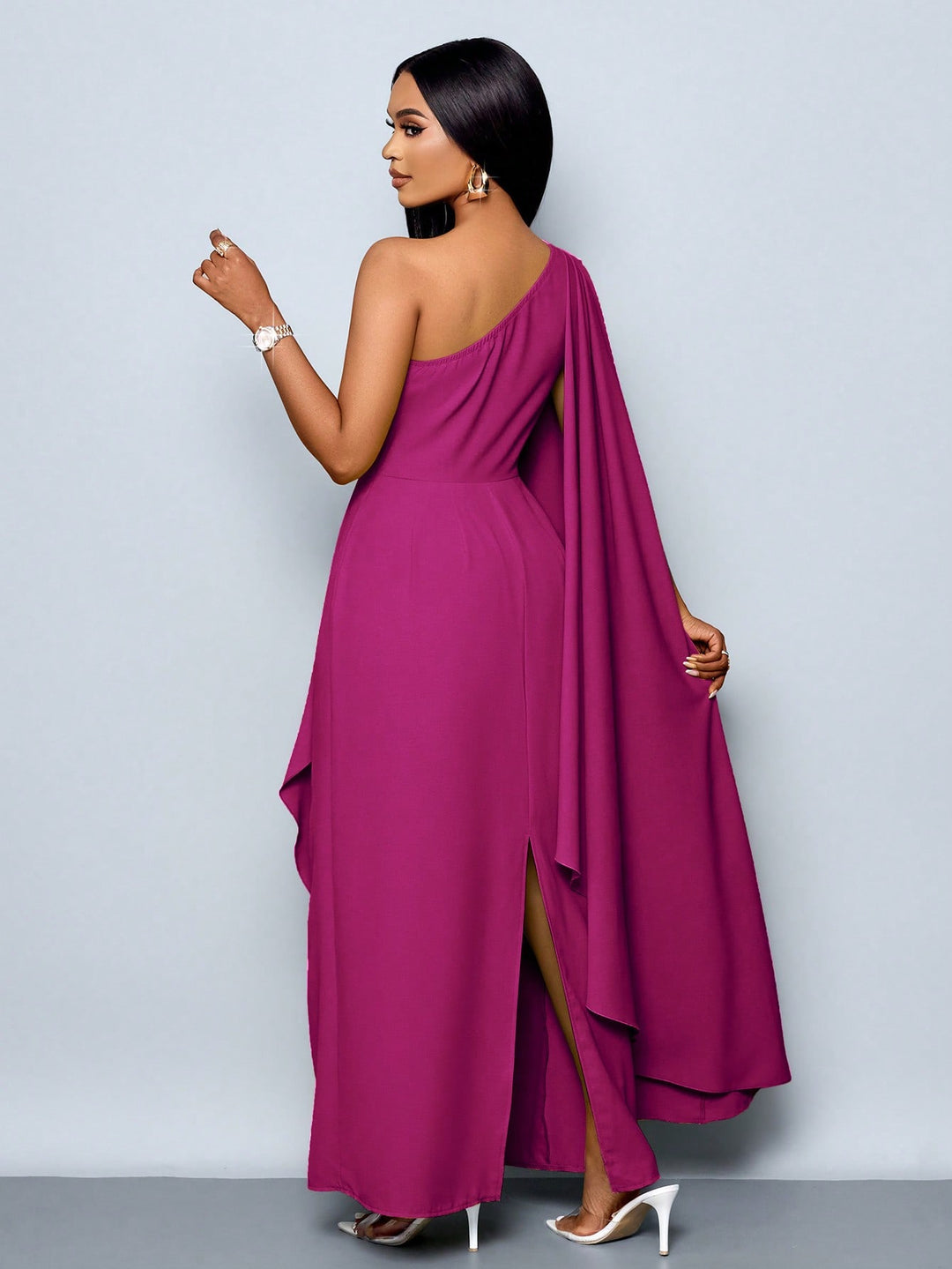 Rochie maxi SHEIN, vișiniu
