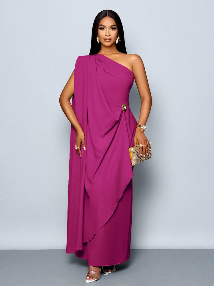 Rochie maxi SHEIN, vișiniu