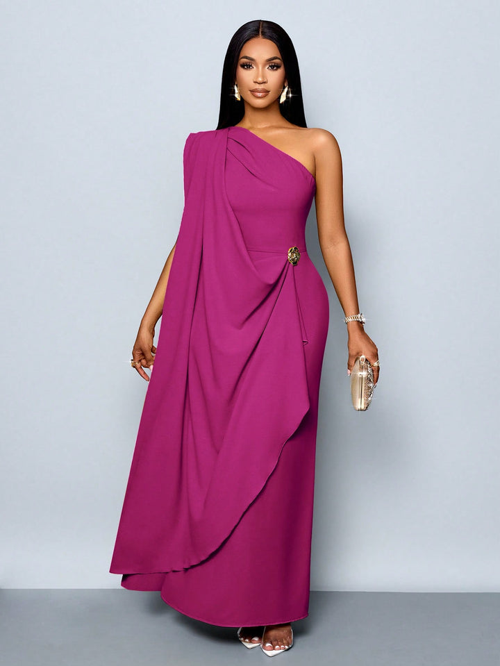 Rochie maxi SHEIN, vișiniu
