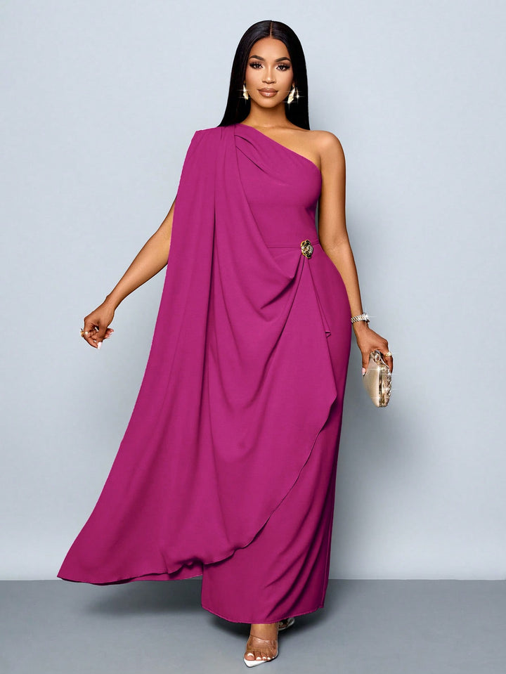 Rochie maxi SHEIN, vișiniu