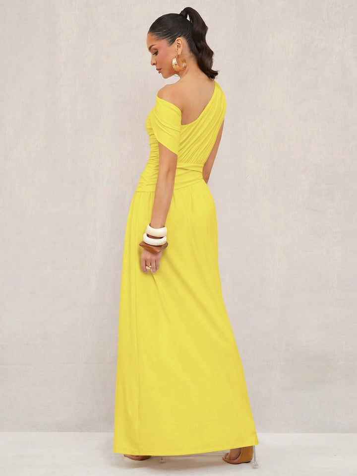 Rochie maxi SHEIN, galben