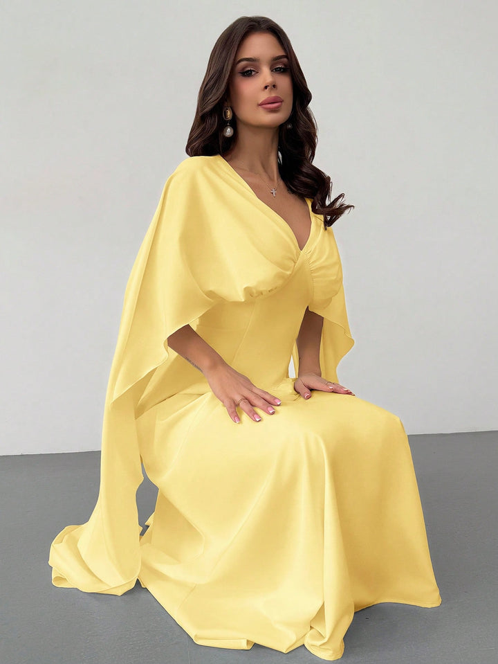 Rochie maxi SHEIN, galben