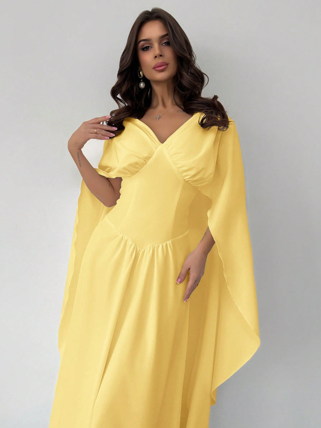 Rochie maxi SHEIN, galben