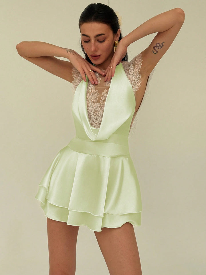 Rochie mini SHEIN, verde