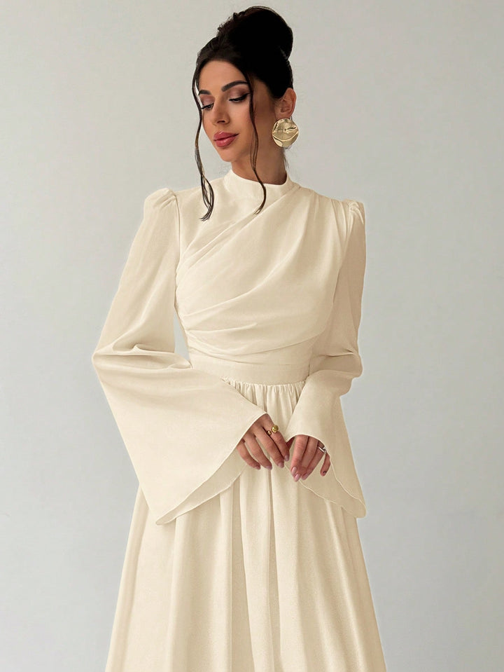 Rochie maxi SHEIN, bej