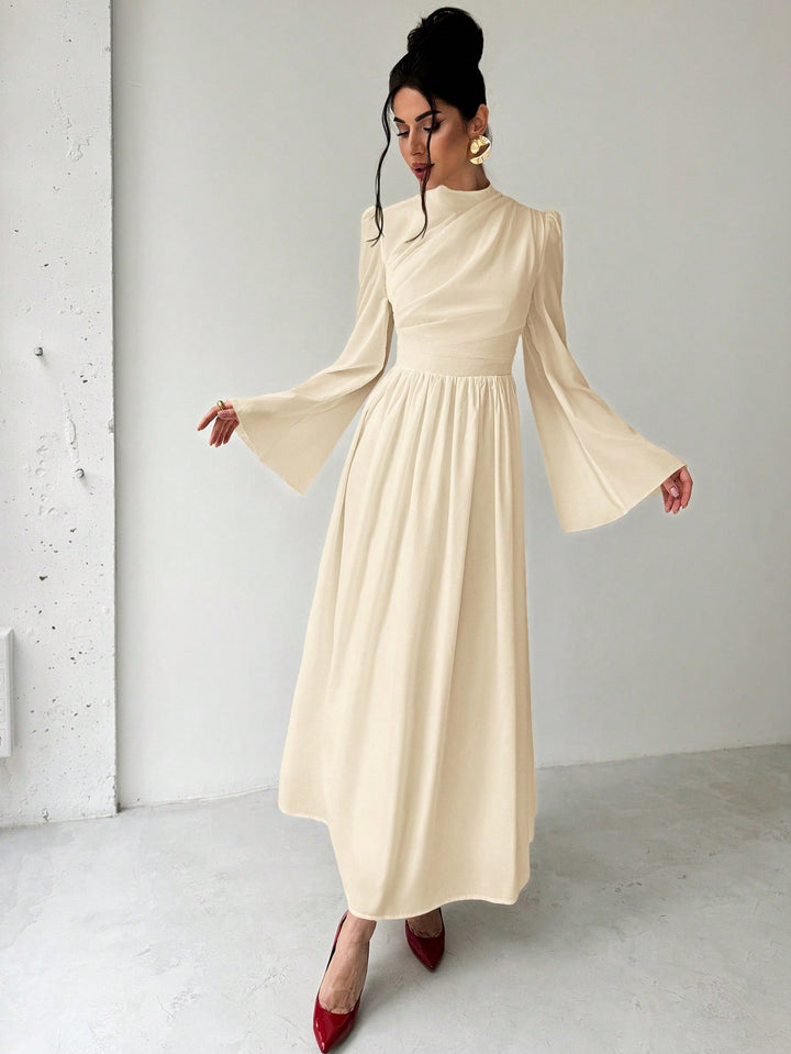 Rochie maxi SHEIN, bej