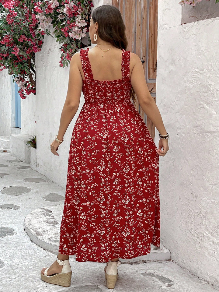 Rochie maxi SHEIN, roșu
