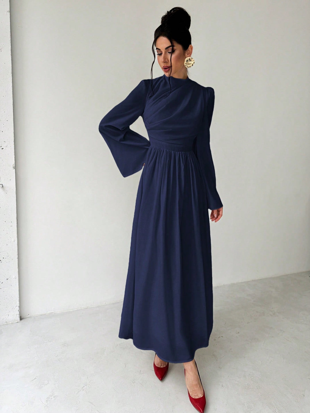 Rochie maxi SHEIN, albastru