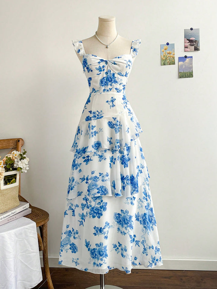 Rochie maxi SHEIN, albastru