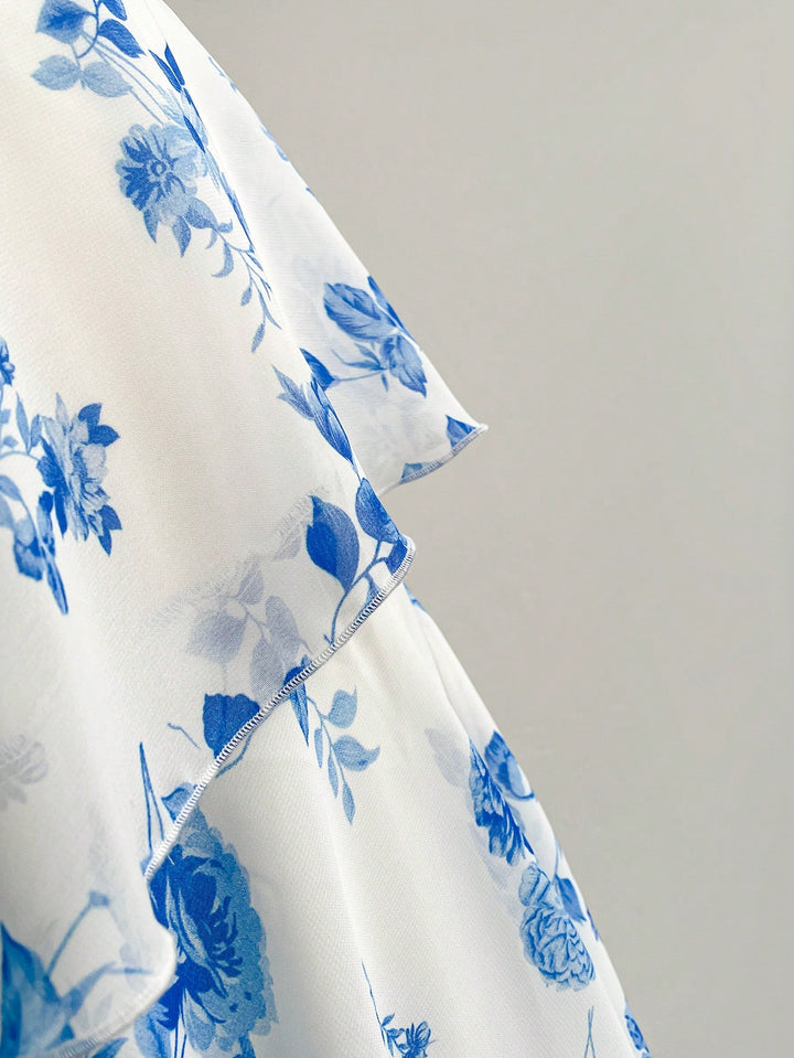 Rochie maxi SHEIN, albastru