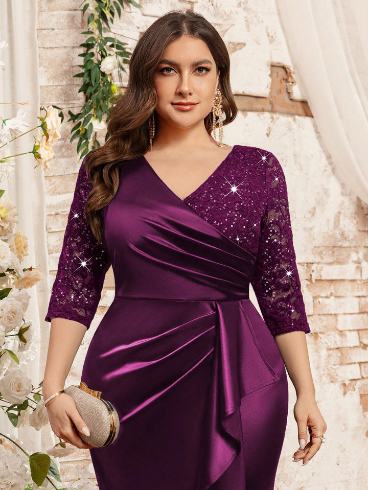 Rochie SHEIN, vișiniu