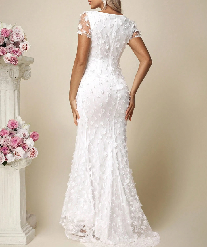 Rochie maxi Shein, alb