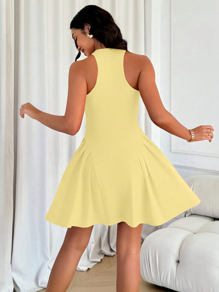 Rochie mini SHEIN, galben