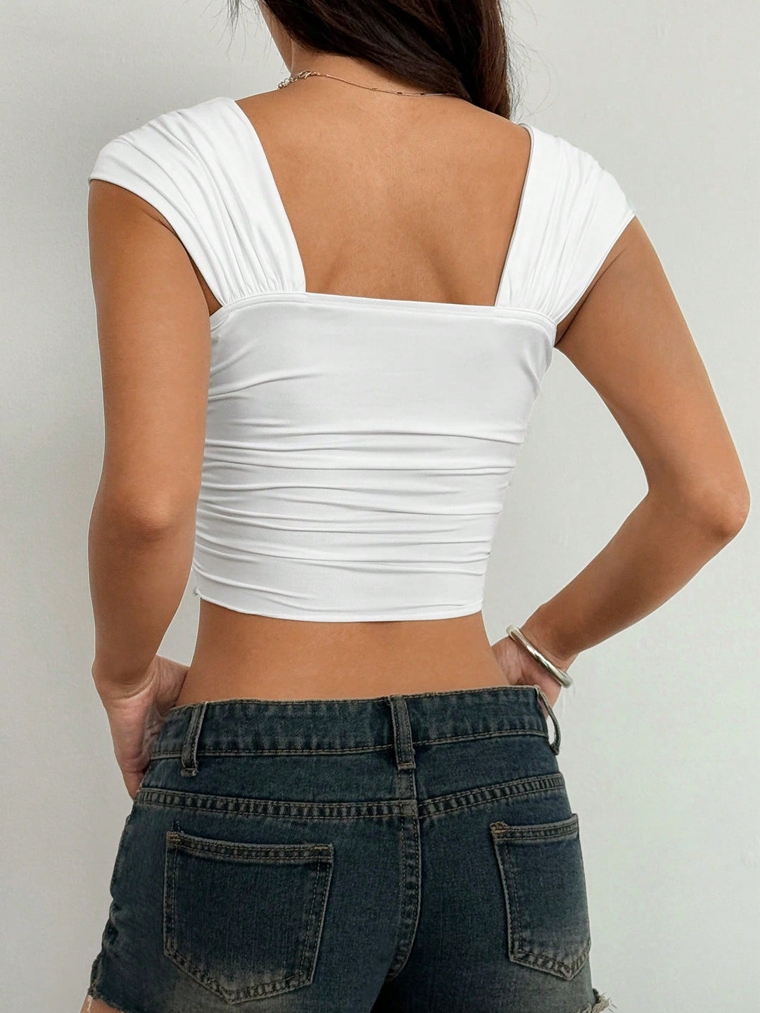 Top SHEIN, alb