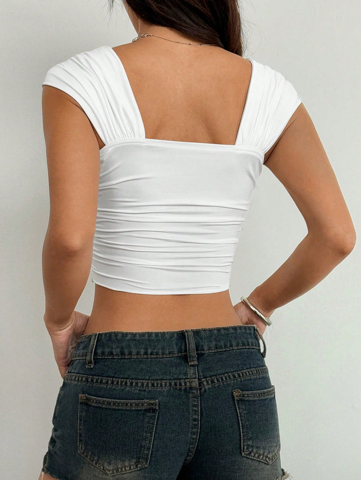 Top SHEIN, alb