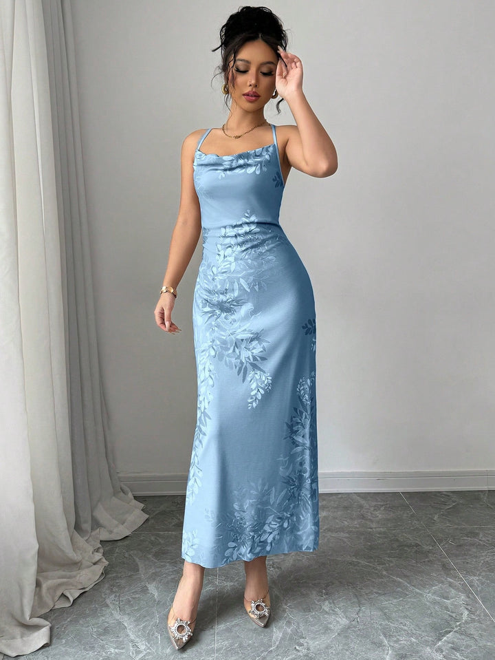 Rochie maxi SHEIN, albastru