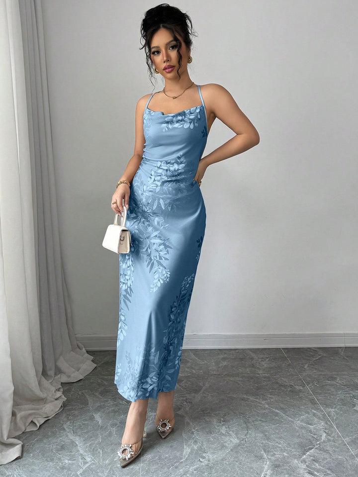 Rochie maxi SHEIN, albastru
