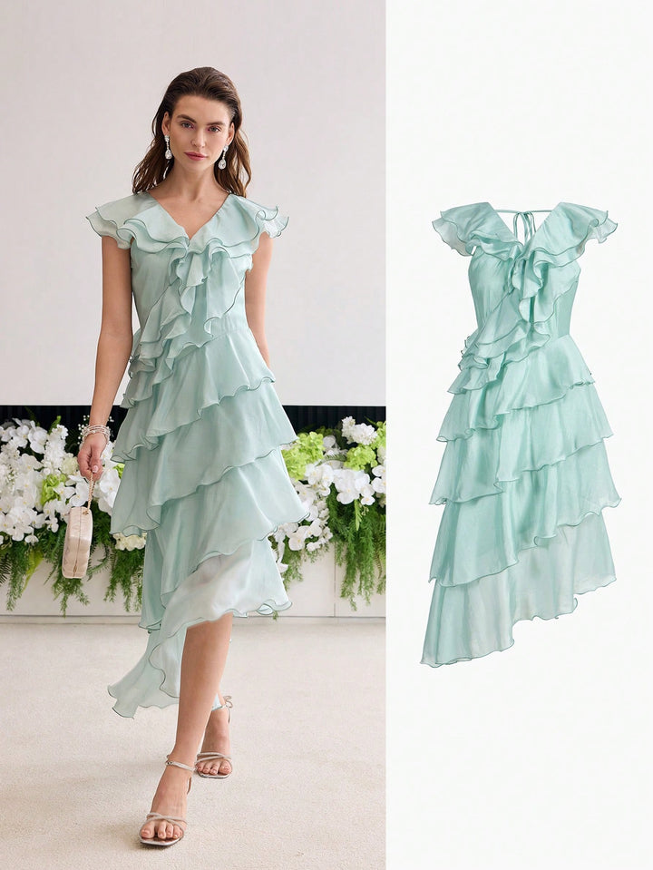 Rochie midi SHEIN, turcoaz