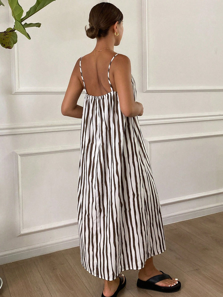 Rochie midi SHEIN, maro