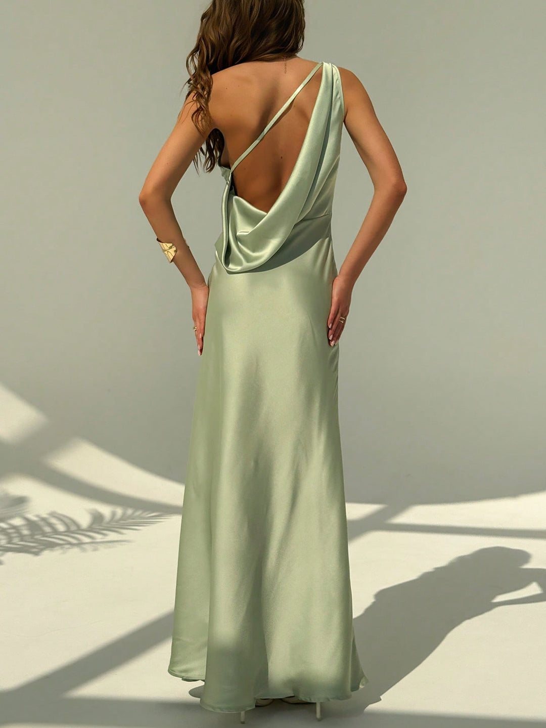 Rochie maxi SHEIN, verde