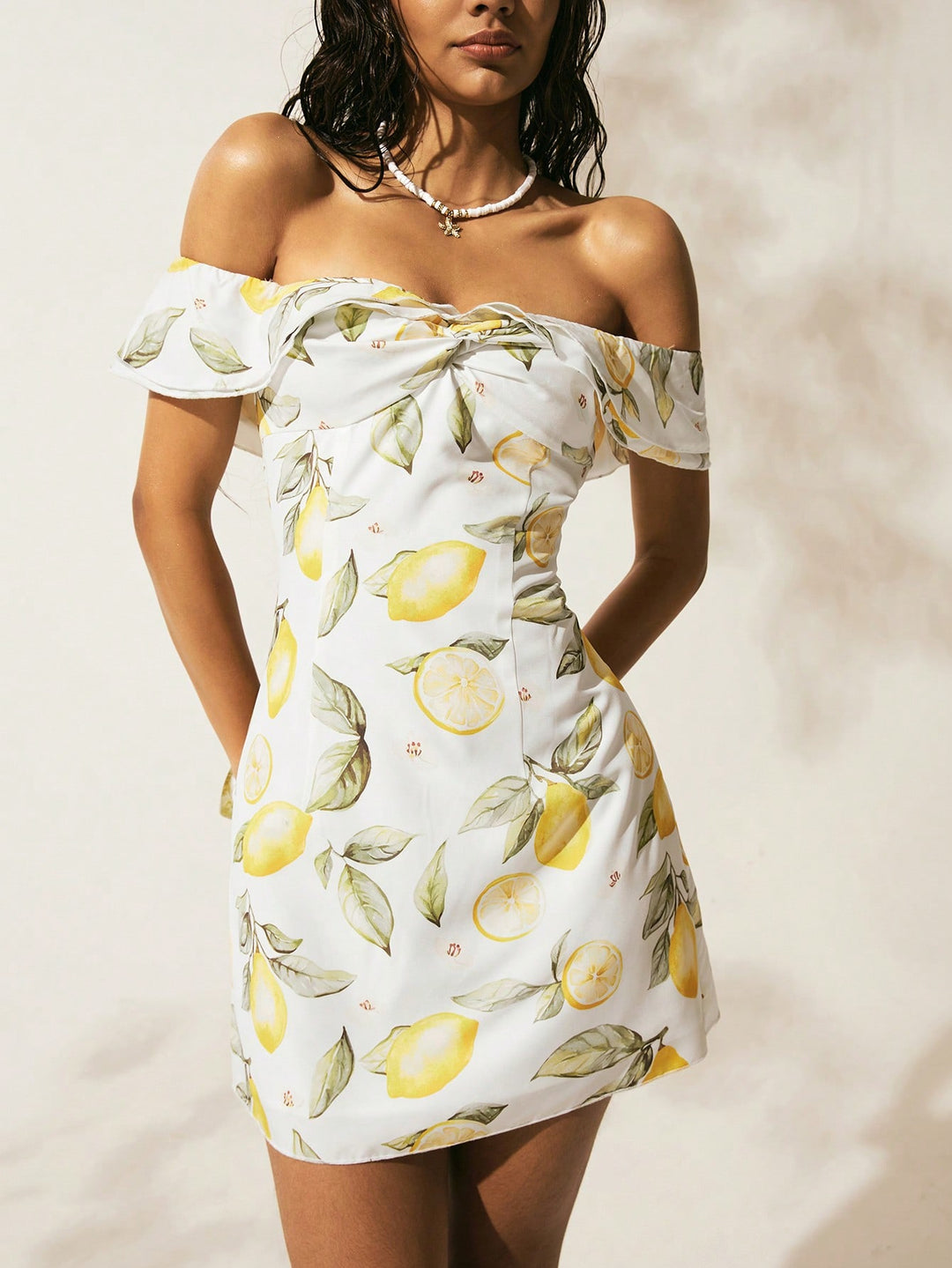 Rochie mini SHEIN, alb