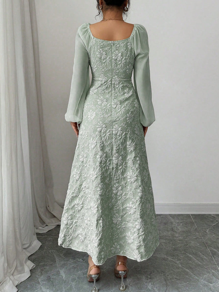 Rochie midi SHEIN, verde
