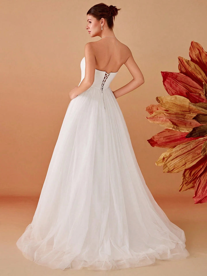 Rochie de ocazie și bridal SHEIN, alb