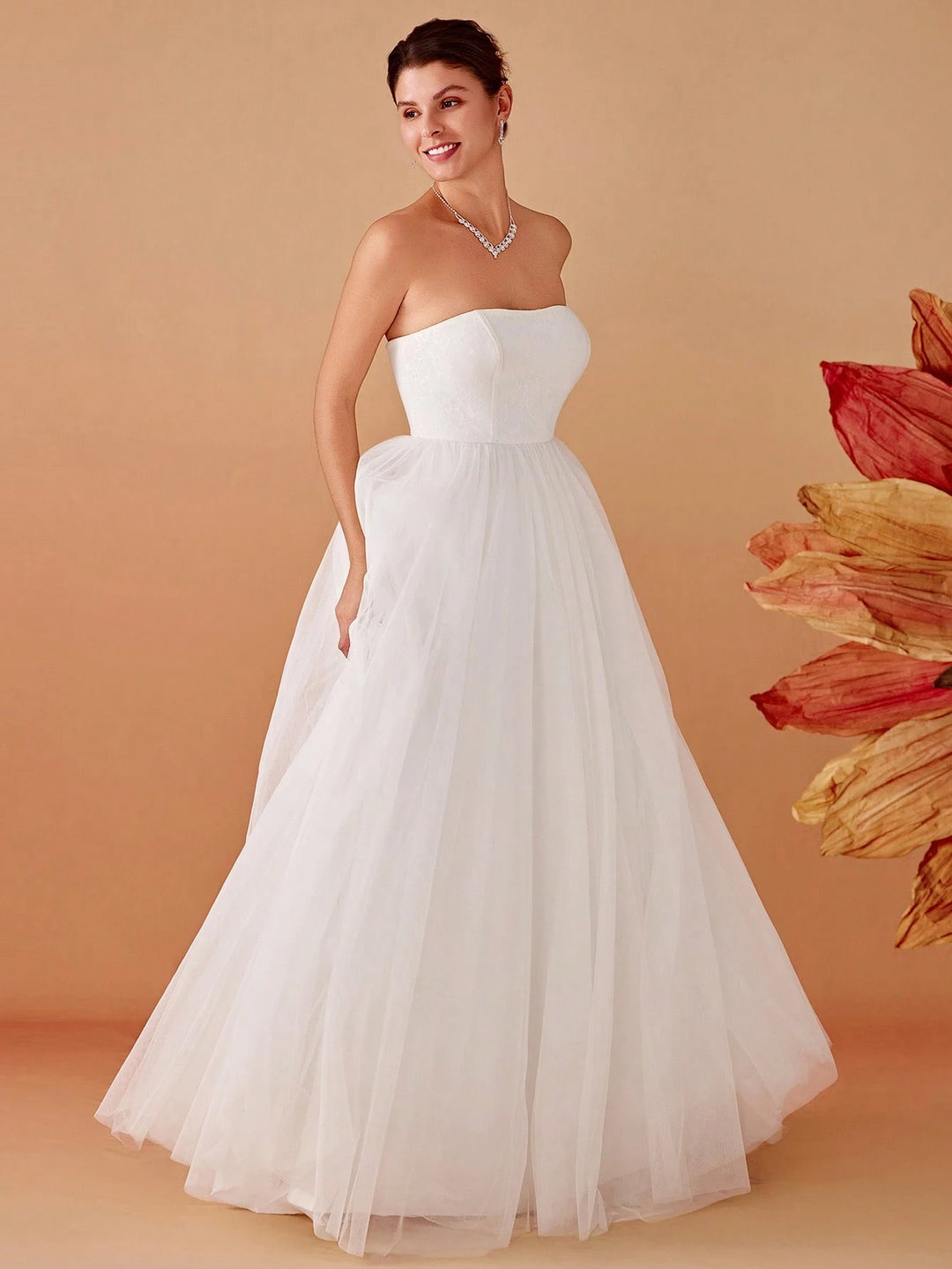 Rochie de ocazie și bridal SHEIN, alb