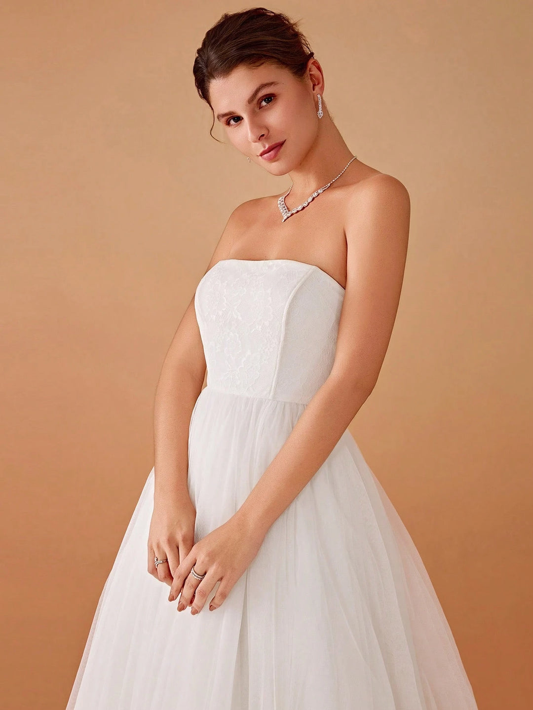 Rochie de ocazie și bridal SHEIN, alb