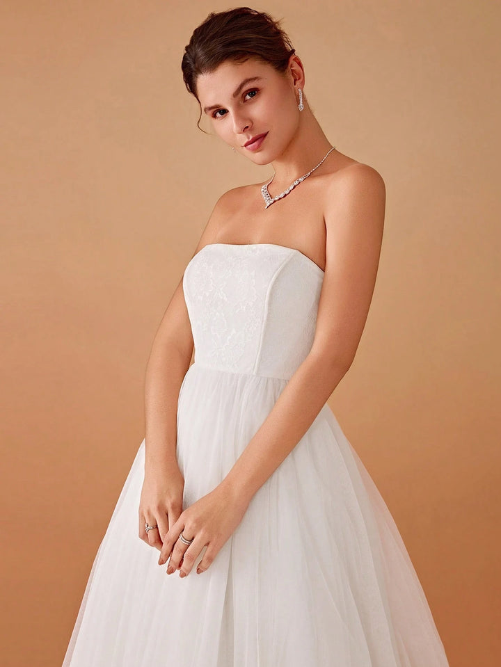 Rochie de ocazie și bridal SHEIN, alb