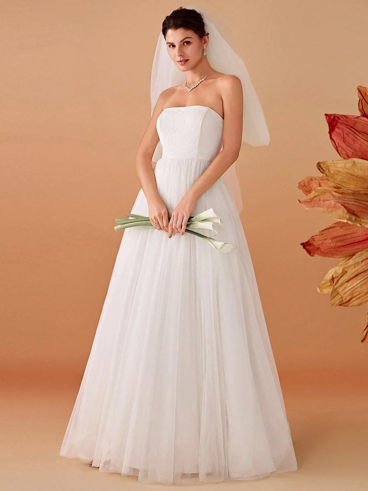 Rochie de ocazie și bridal SHEIN, alb
